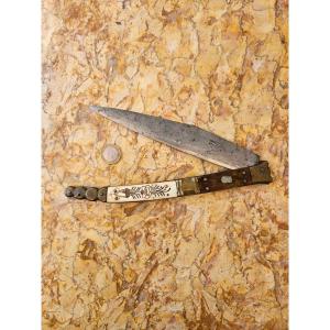 19th Century Navaja Folding Knife