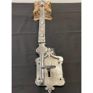 Moraillon Chest Lock With Its Original Seventeenth Century Key