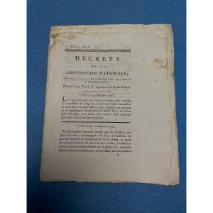 Decrees Of The National Convention Relating To The Trials And Judgment Of Louis XVI (capet) 1792