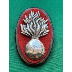 Grenade In Sterling Silver From The Guard Of Consuls 1st Period Consulate 1st Empire 19th 