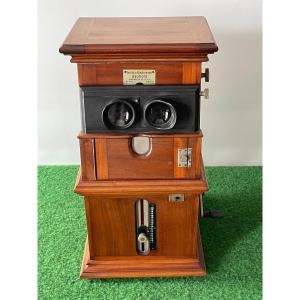 Gaumont Stereoscope Views Glasses 6 X 13 With Magazine Of 20 Plates From 1903 Early 20th