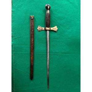 Masonic Dagger Of The Napoleon Lodge 1808 1st Empire 19th