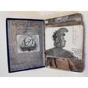 Book Of Drawings And Sketches From The 1st Empire By Zeyers 1809 19th