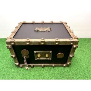 Antique Fireproof Bauche Safe From The Napoleon III Period 1863 19th Century 