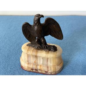 Eagle With Outstretched Wings In Bronze, 1st Empire, 19th Century