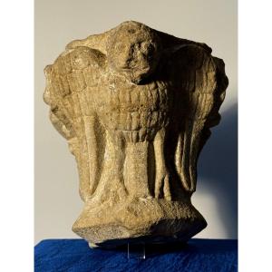   12th Century Ambulatory Column Capital 