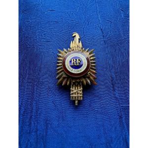Badge Of The National Constituent Assembly. Rf. 1945 - 1946 Provisional Government 