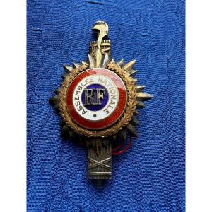 Badge Of Deputy Of The National Assembly Ivth Republic 1958 20th 