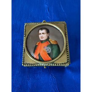 Jewelry Box With Portrait Of Napoleon 19th Century 