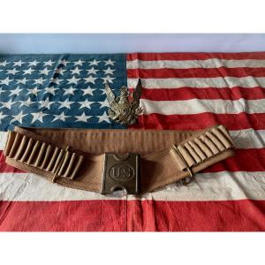 Us Indian Wars Cavalry Regulation Belt "mils" Model 1881