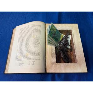 Large Old Hidden Book From The 19th Century 1876 
