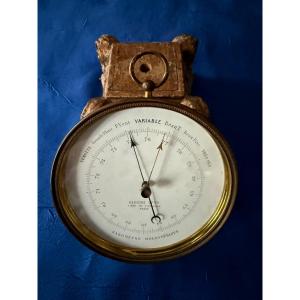 Old Gaggini Holosteric Barometer Paris 20th 