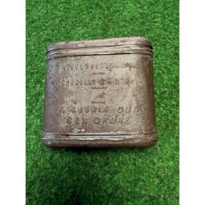 Metal Box For Food Reserve Combat Ration Chocolate War Of 1914/1918 