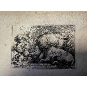 Six Engravings By Friedrich Muller, 18th Century Prussian Romantic Painter