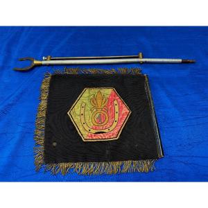 Rare Foreign Legion Pennant Of The 1st Saharan Company Carried 1940 Ww2 