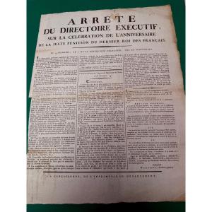  Louis XVI Arrived On The Anniversary Celebration Of The King's Just Punishment 1796 18th 