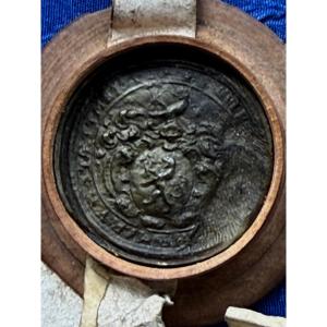 Wax Seal Of A Lord From The Toulouse Region, 16th Century