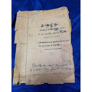  Two Original Documents On The Cruirassier Admiral Graf Spée Battle Of The Plata 1939 