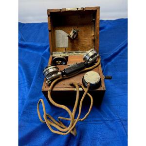 Field Telephone "telephone Equipment" Model 1927 Military Telegraph Ww 2