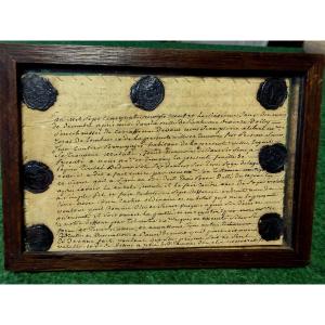 Unopened Will Revolutionary Period 1789 18th Century
