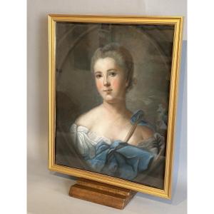 Nattier Jean Marc (after) (1685-1766) Portrait Of Madame Charlotte-claudine Brochier