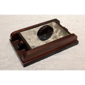 Art Deco Rosewood And Metal Box Circa 1930