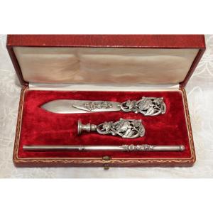 Art Nouveau Writing Set, Circa 1900