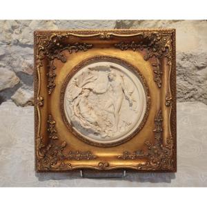 High-relief Sculpture 'the Sleep Of Titania And Oberon' By Edward William Wyon (1811-1885)