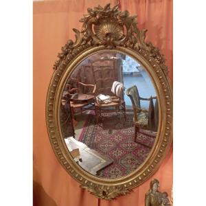 Glace Louis XVI époque NIII 