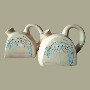 Pair Of Art Deco Pitchers 