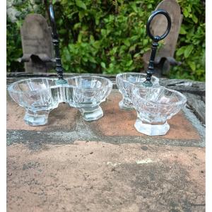 Pair Of Baccarat Salt Shakers 