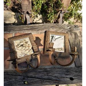 Pair Of Napoleon III Wall Lights