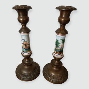Pair Of 19th Century Candlesticks