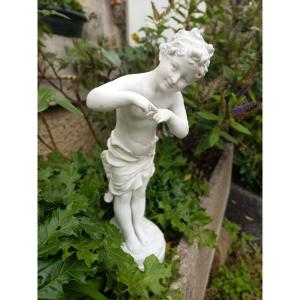 Biscuit Sculpture Signed J.cambos