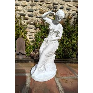 Georges Levy Biscuit Romantic Young Girl 