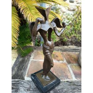 Sculpture The Surrealist Angel After Dali