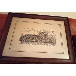 Engraving Signée Jacques Hoffmann