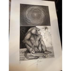 "the Ape With Atoms" By Pierre Yves Tremois 