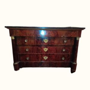 Empire Style Chest Of Drawers With Detached Columns
