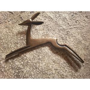 Sculpture Biche By Walter Bosse