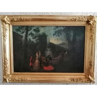 Table Galante Scene XIXth