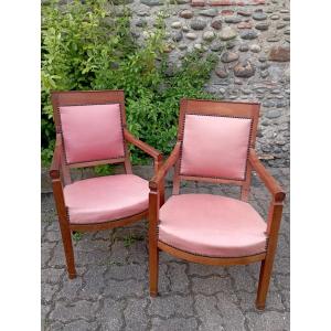 Paire De Fauteuils époque Directoire