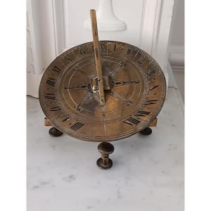 Brass Sundial On Stand
