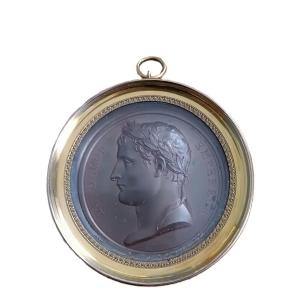 Miniature, Medal, Napoleon I By Andrieu