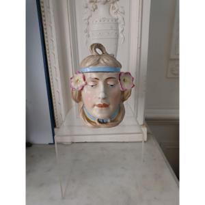 Art Nouveau Ceramic Tobacco Jar