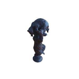 Patinated Bronze Seal By Fratin