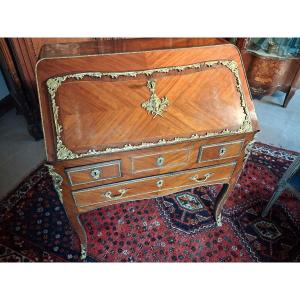 Anne's Back Desk, 18th Century, Stamped Schwingkens