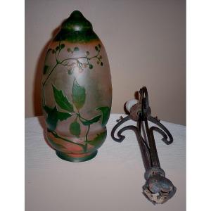 Daum Nancy Art Nouveau Lighting Fixture