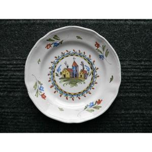 Nineteenth Luneville Earthenware Dish