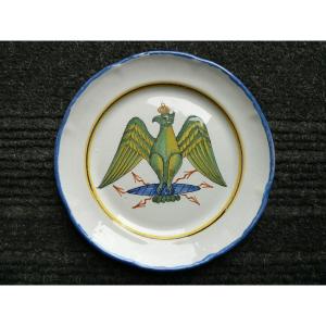 19th Century Waly Earthenware Plate